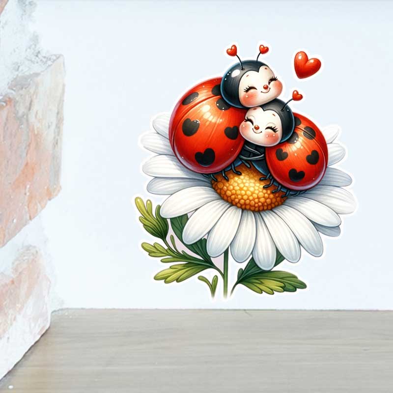 Pvc Panel Background - Милые наклейки на стену с божьей