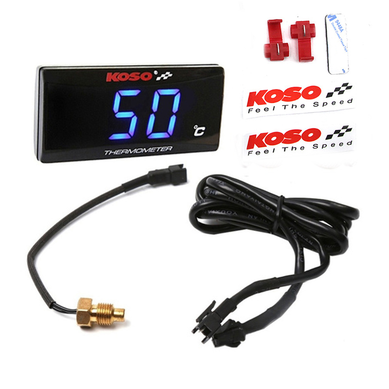 Digital Hygrometer Probe - Круглый мотоциклетный измеритель температуры воды, цифровой