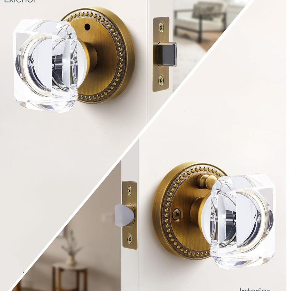 Glass Door Hinge - Ручка двери из матового хрусталя, отдельная