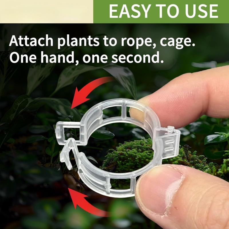 500 шт. пластиковых зажимов дл – обзор и цена Vine Climbing Plastic